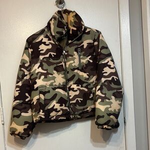 Camouflage Puffer Jacket